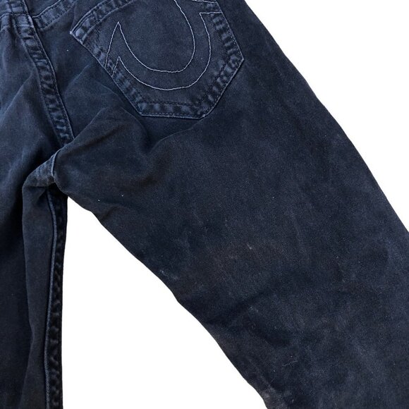 TRUE Religion Jeans Size 32 SKINNY Black - Picture 5 of 8
